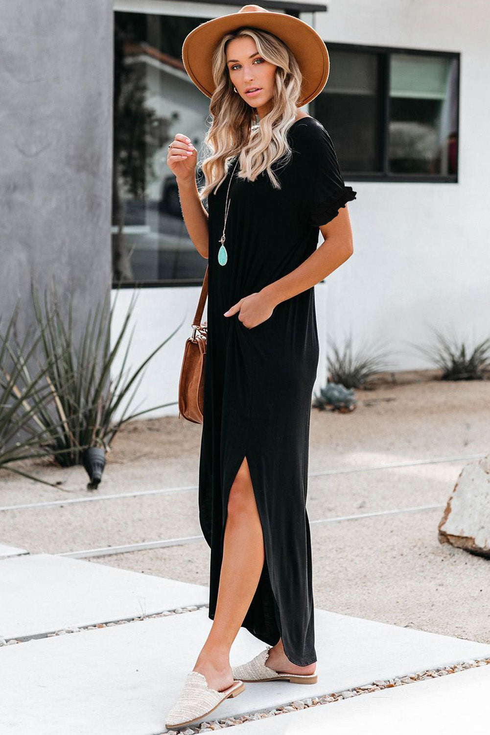 Maxi Dress with Slits