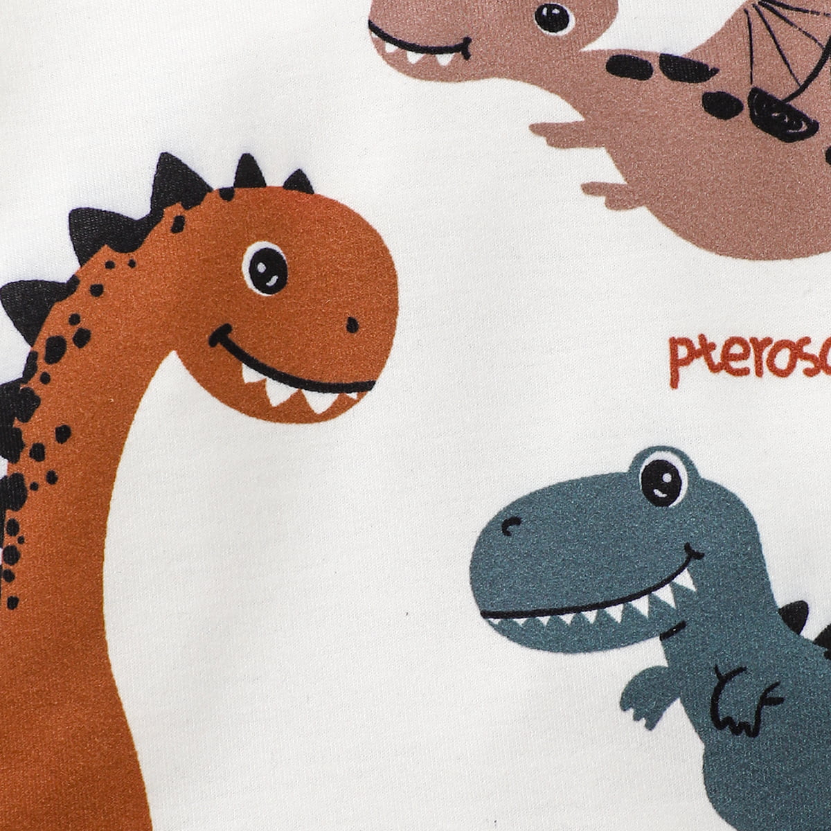 Dinosaur Graphic Hoodie and Pants Set