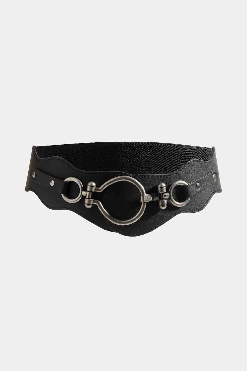 PU Leather Zinc Alloy Buckle Belt