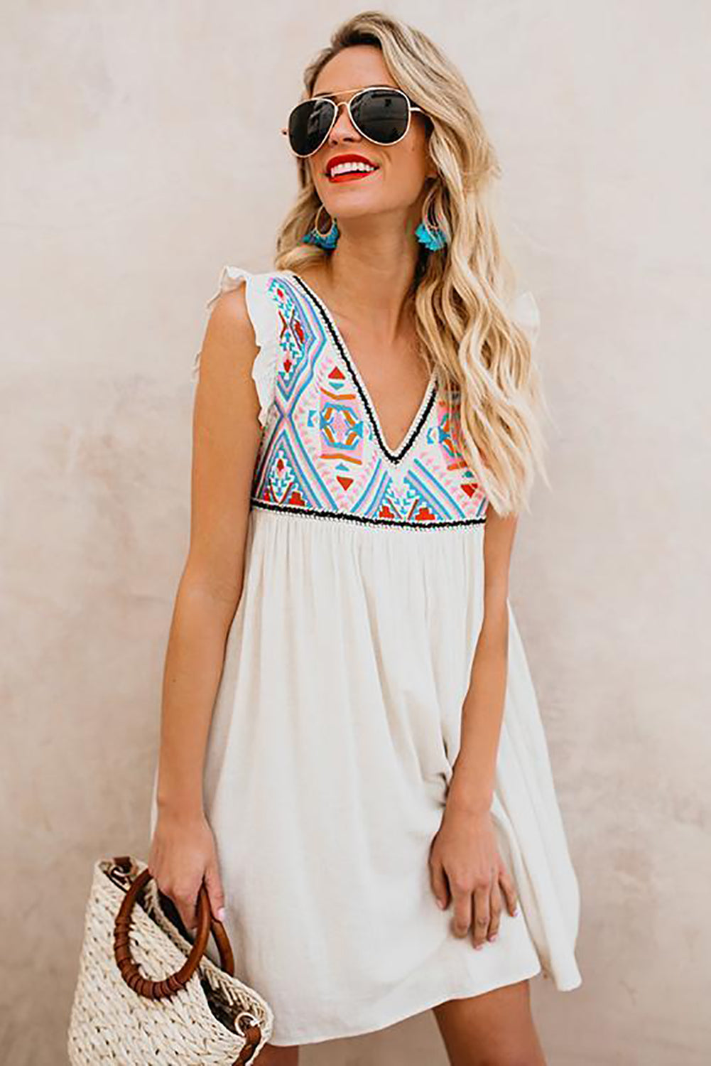 Summer Boho Sleeveless Dress
