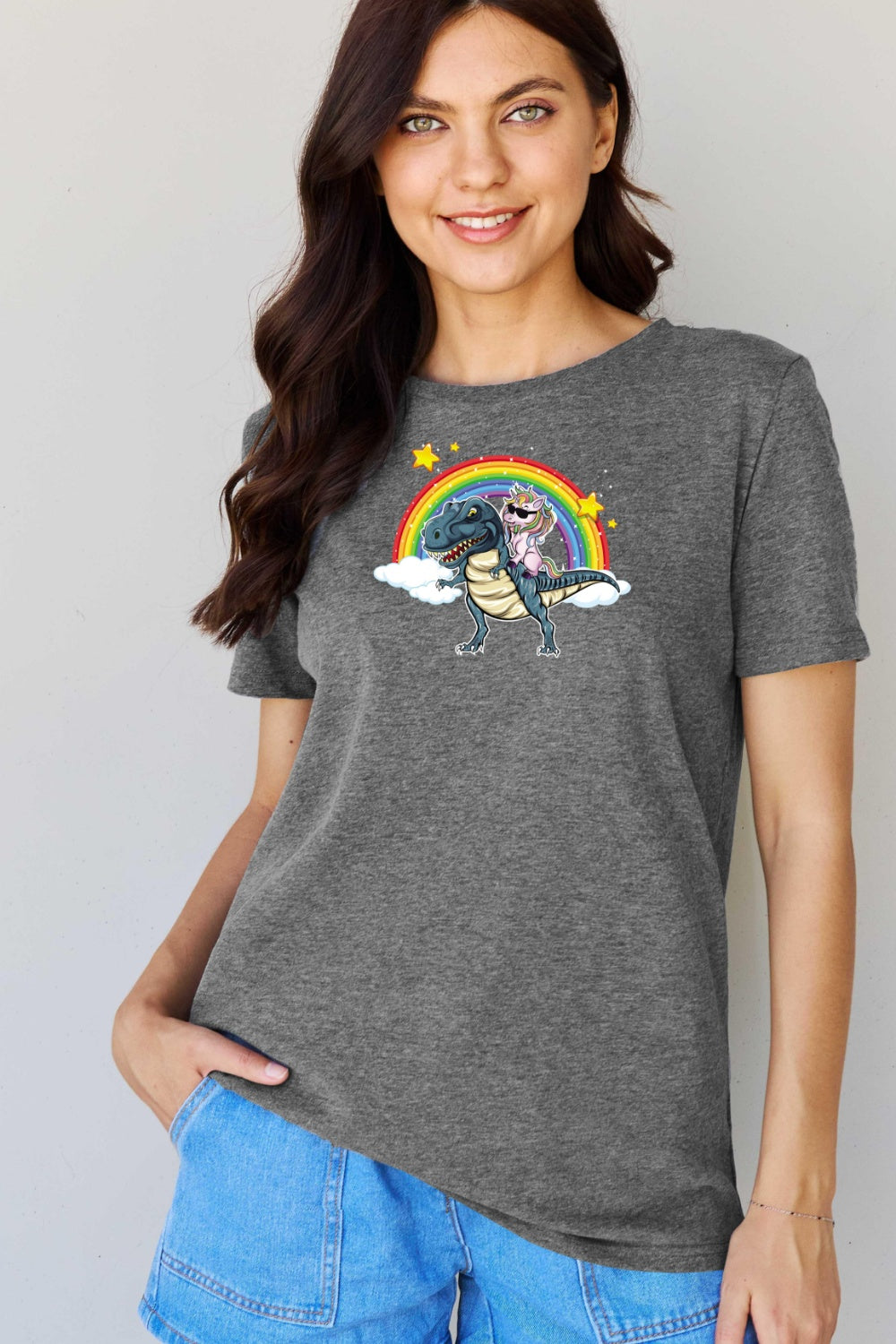 Simply Love Full Size Dinosaur Graphic T-Shirt